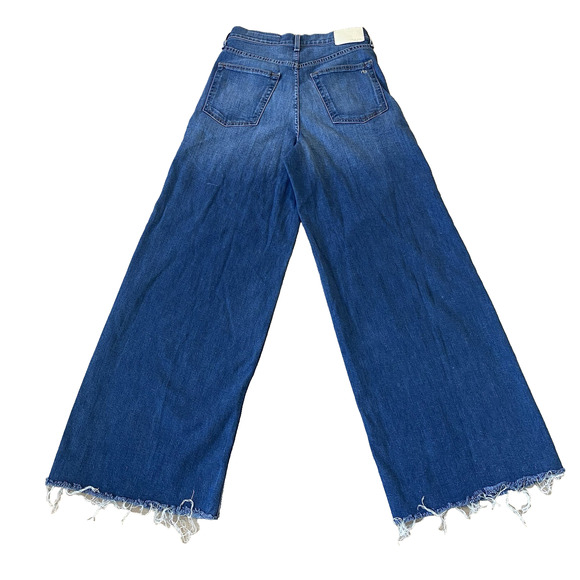 Rag & Bone Sofie High Rise Ankle Ultra Wide Leg Jeans 27 Kayden Retro Preppy - Picture 4 of 14